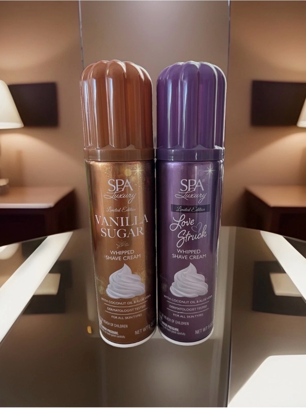 Vanilla Sugar and love struck Whipped Shaving Creams